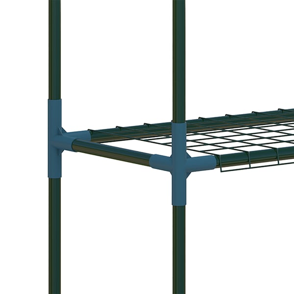 Planteopsats, 2-delt sæt, 70x27x110 cm, Grøn