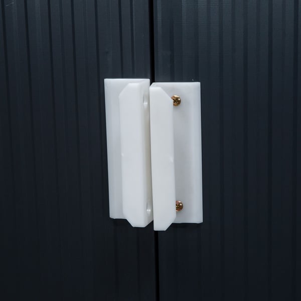 Redskabsskur, 213x130x185 cm, Mørkegrå, Metal
