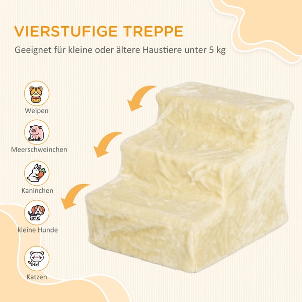 Lemmikkien portaat, 46x35x35 cm, beige