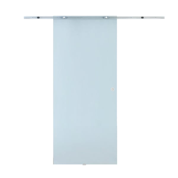 Skjutdörr i glas, 77,5x205 cm, Frostad
