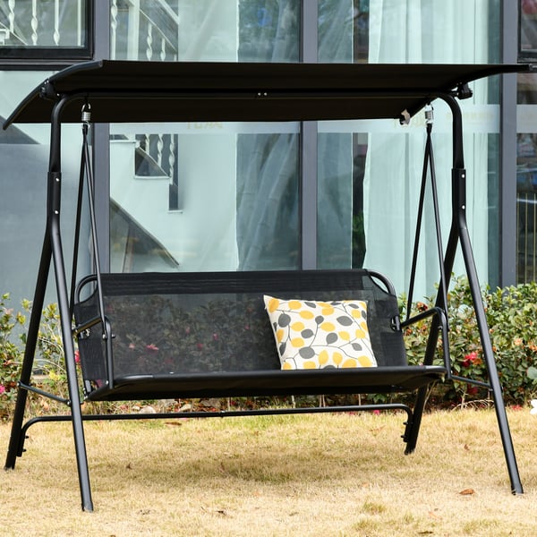 Hammockgunga, 172x110x155 cm, Svart