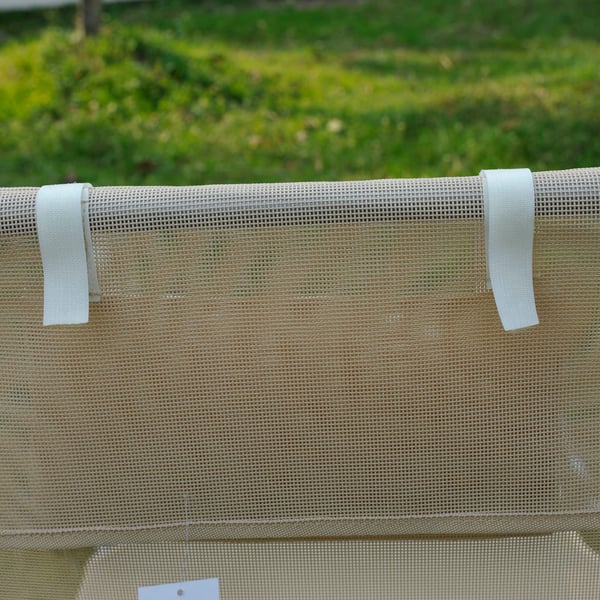 Aurinkotuoli, 182x56x24,5 cm, kerma