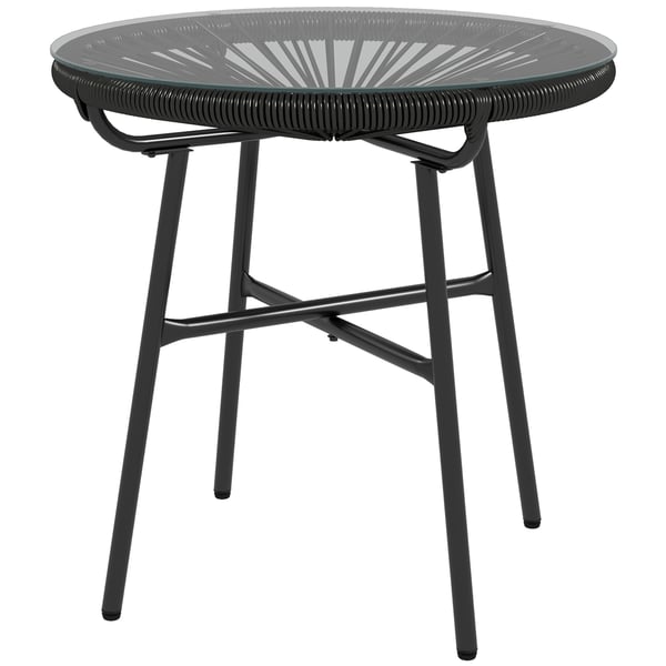 Sidebord, 50x50x50 cm, Sort