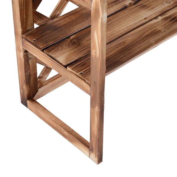 Planteopsats, 3-niveauer, 75x38x120 cm, Natur