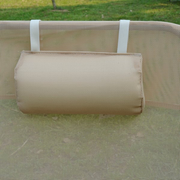 Aurinkotuoli, 182x56x24,5 cm, kerma