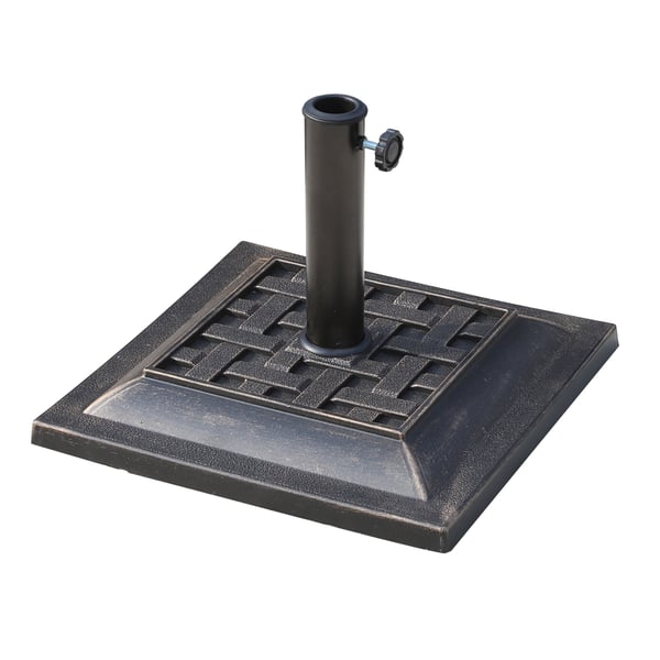 Parasolfod, 44x44x33 cm, bronze