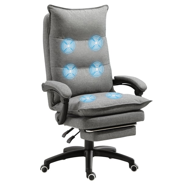 Massage kontorstol, 70x62x120-130 cm, sort