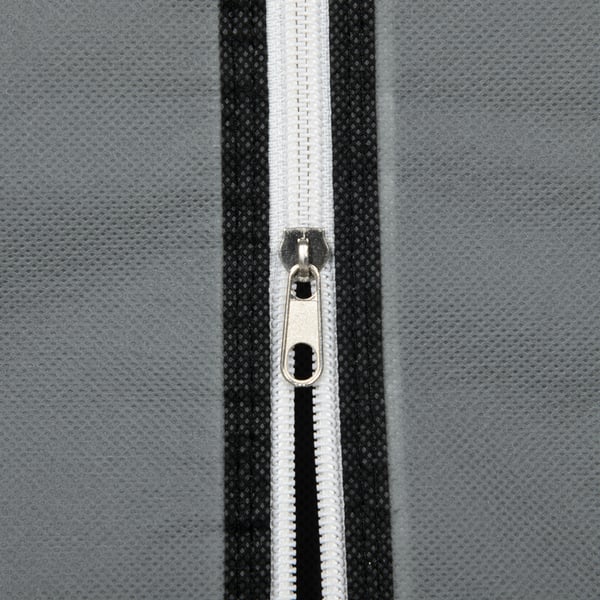 Stofskab, 102x42,5x162,5 cm, Mørkegrå