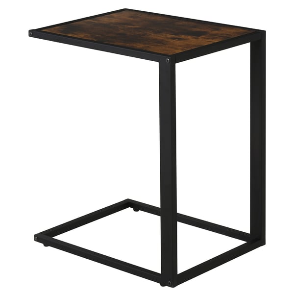 Sivupöytä, 40,6x50,8x64,2 cm, ruskea musta