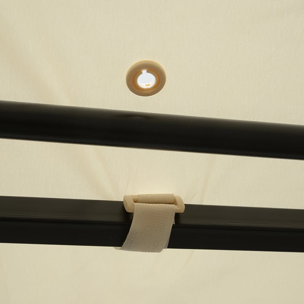 Pavillon, 300x250x200 cm, Sort og Hvid