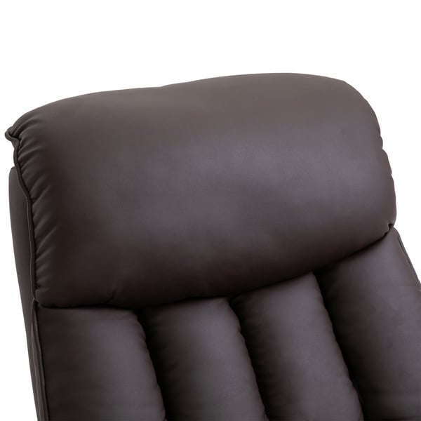 Elektrisk reclinerfåtölj, 80x94x104 cm, Brun