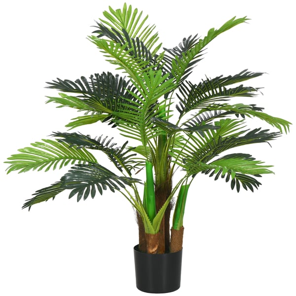 Kunstig plante, kunstig palme, 100x16x17 cm, grøn