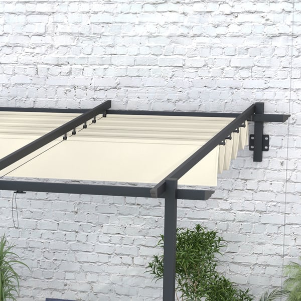 Pergola, 297x297x200 cm, Creme