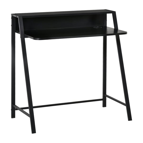 Computerskrivebord, 84x45x85 cm, Sort
