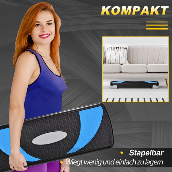 Aerobic Stepper, 80x31x20 cm, Blå