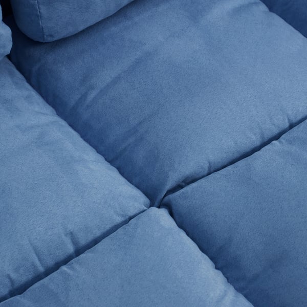 Gulvsofa, 102x73x60 cm, Blå