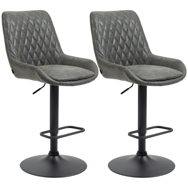 Barstol, 51x59x97-117 cm, Mörkgrå