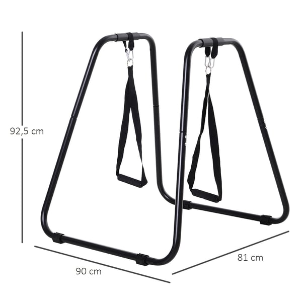Dip Station, 90x81x92,5 cm, Sort, Stål