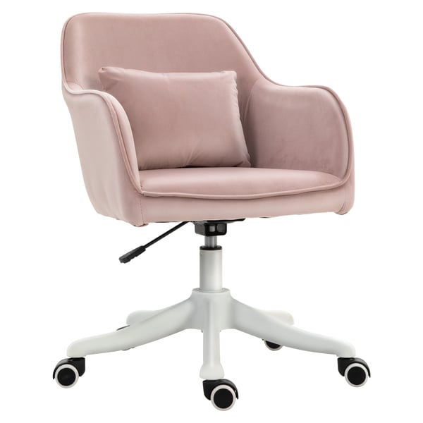 Kontorsstol, Massagekontorsstol, 57x70x78-86 cm, Rosa