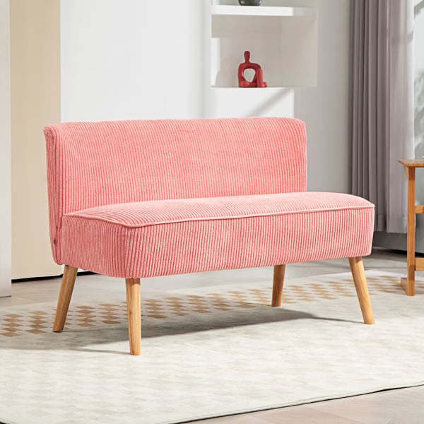 2-personers sofa, 117x56,5x77 cm, pink