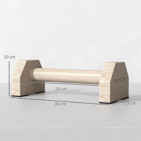 Push Up Stænger, 30x13x10 cm, Naturligt Træ