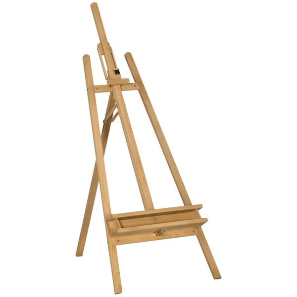 Trästaffli, 65x110x180-235 cm, Naturträ