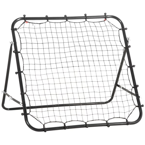 Fodboldrebounder, 96x80x96 cm, Sort