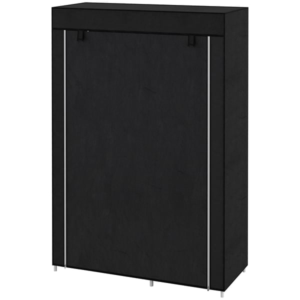 Stofgarderobe, 103x43x162,5 cm, Sort