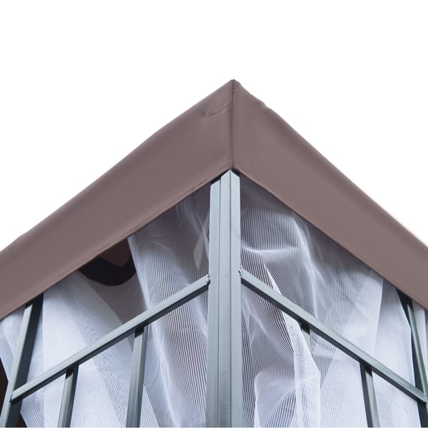 Pavillon, 297x297x270 cm, Brun