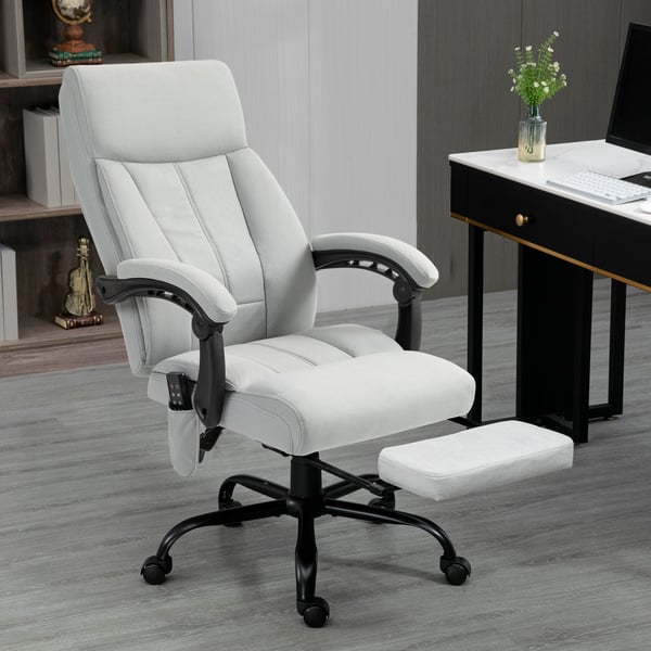 Massagekontorsstol, 65x74x111-119 cm, Grå