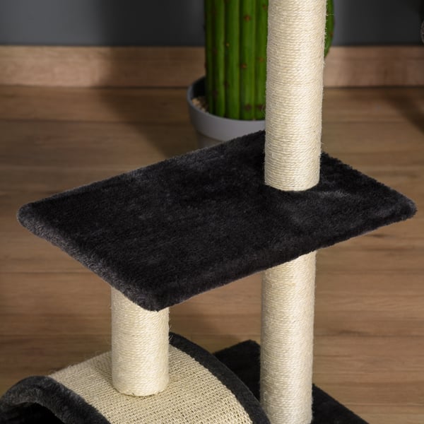 Kattställning, 40x35x72 cm, Mörkgrå