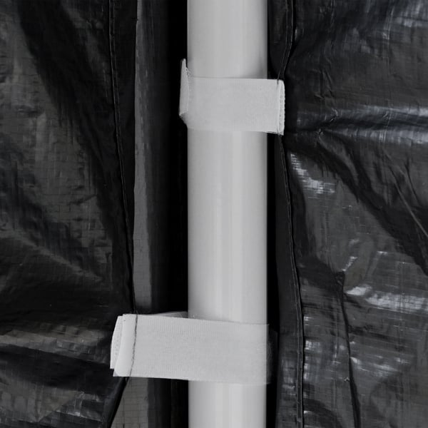 Festtelt, 395x295x255 cm, Mørkegrå