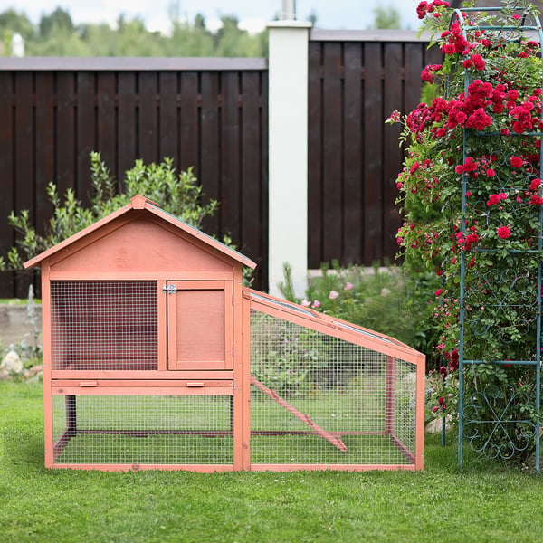Lilledyrebur, 144x64,5x100 cm, Natur