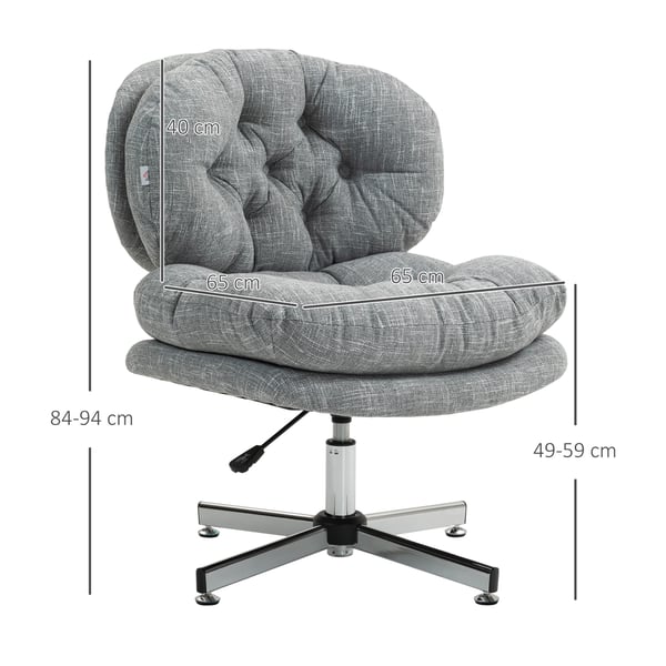 Toimisto tuoli, 65x65x84-94 cm, Harmaa