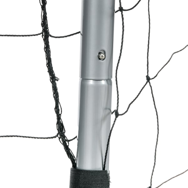 Jalkapallomaali, 240x85x160 cm, Harmaa