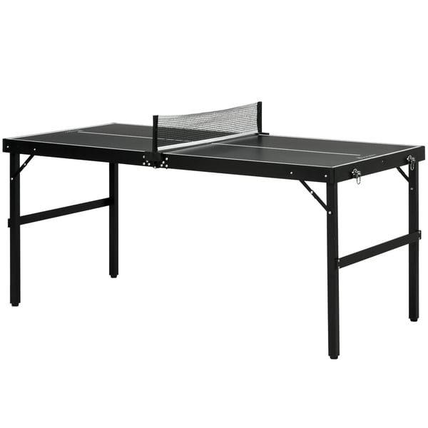Mini pöytätennispöytä, 152x76x72 cm, Musta Mini pöytätennispöytä, 152x76x72 cm, Musta