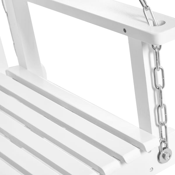 Haveswingbænk, 117x69x60 cm, Hvid