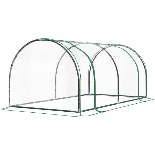 Drivhus, 200x100x80 cm, Transparent