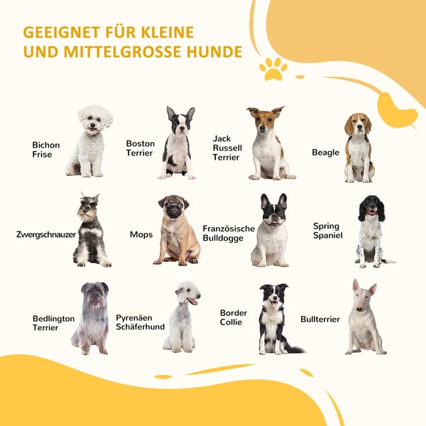 Hundegitter, fritstående træhundegitter med dør, 113-166x36x71 cm, brun