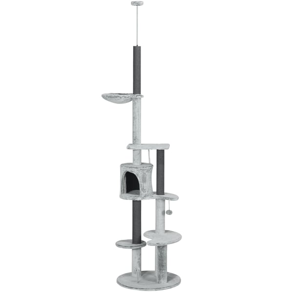 Kattetræ, 60x225-255 cm, Grå