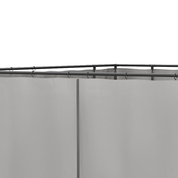 Sidopaneler, 302x205 cm, Ljusgrå