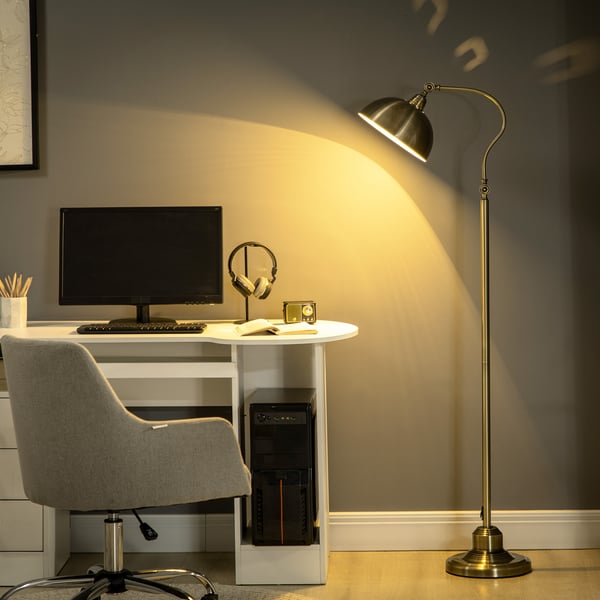 Gulvlampe, 42x25,5x152 cm, bronze