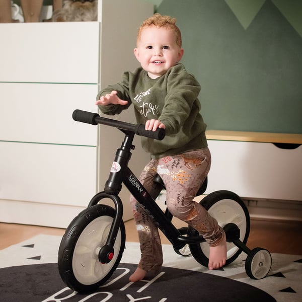 Løbecykel, 85x36x54 cm, Sort