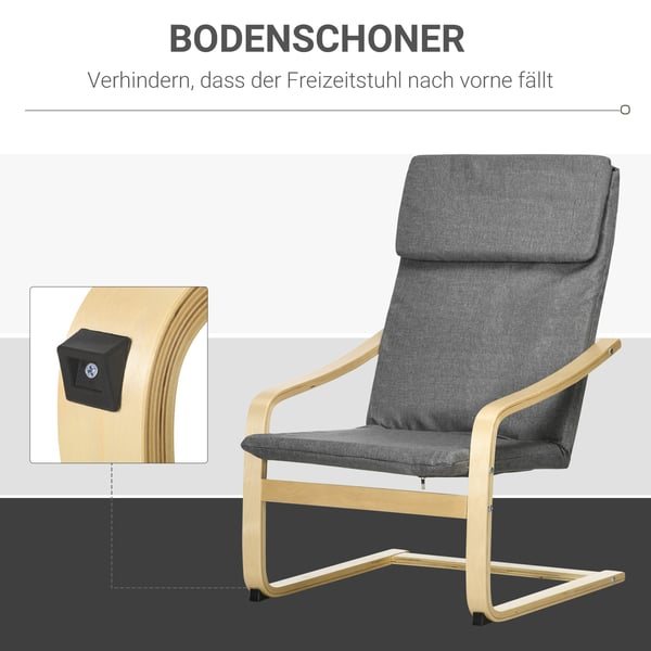 Lounge-tuoli, 66.5x80x99 cm, harmaa