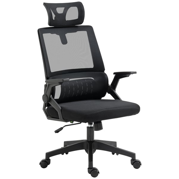 Kontorstol, 58x61x102-119 cm, Sort