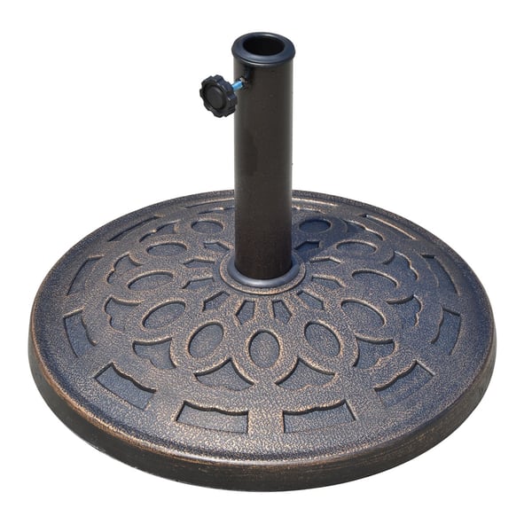 Parasolbase, 48,5x34 cm, bronze