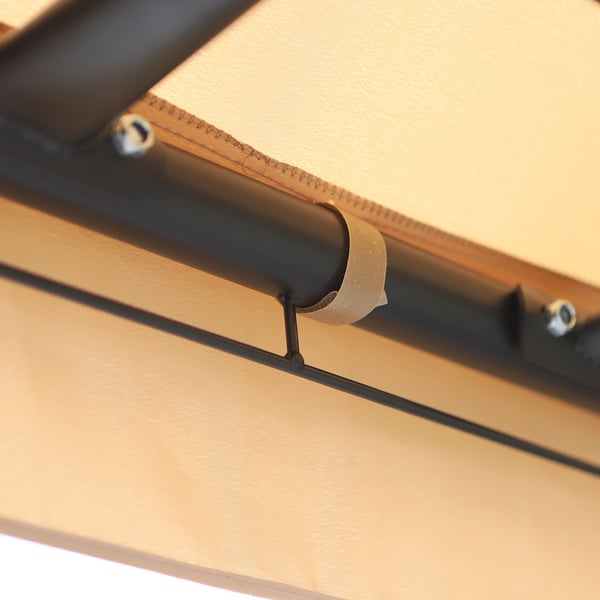 Haveswing, 3-personers med sidepaneler, 256x172x248 cm, Beige