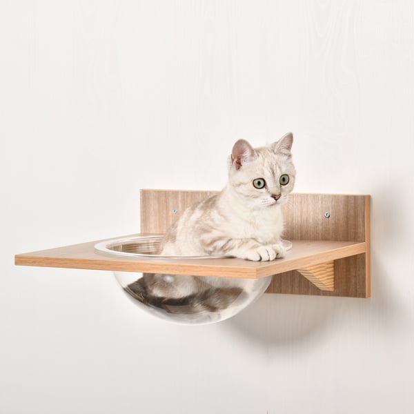 Kattväggset, 100x38x46 cm, Ljusbrun