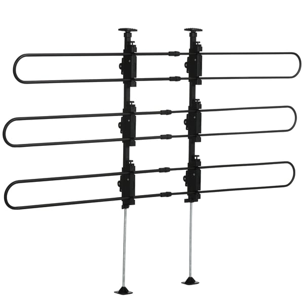 Auton tavaratilan jakaja, säädettävä teräs, 89-150x76-124 cm, musta Auton tavaratilan jakaja, säädettävä teräs, 89-150x76-124 cm, musta