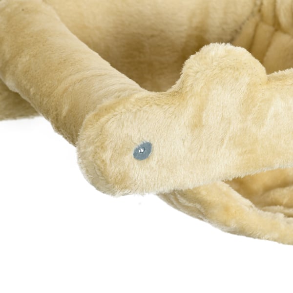 Klatrevæg til katte, 44x22x28 cm, beige